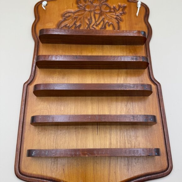 Wall Decor | Vintage Wooden Wallmounted 3 Thimble Display Rack | Poshmark